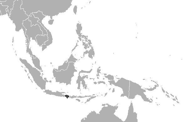 バリトラの分布図（バリ島）